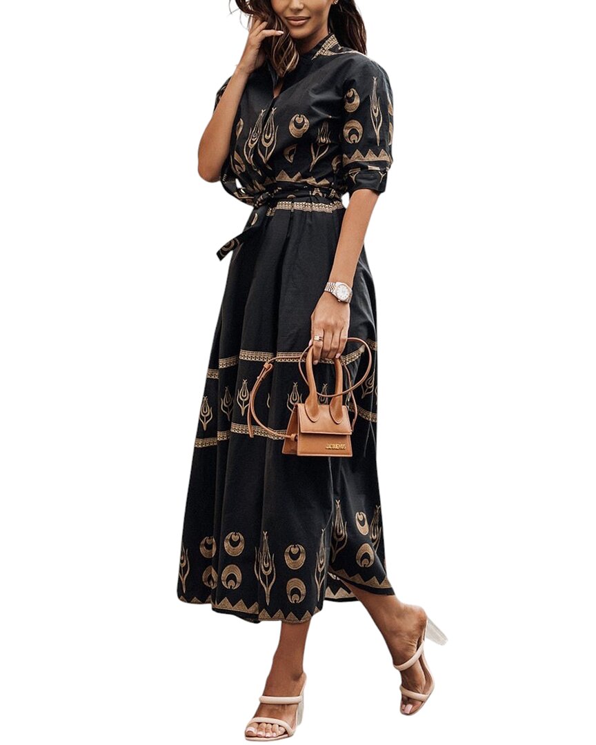 Leon Gori Maxi Dress In Black