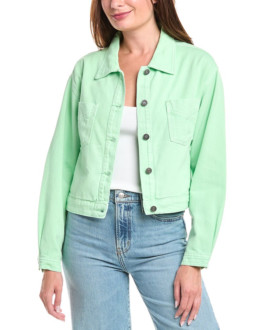 Saltwater Luxe Denim Jacket In Green
