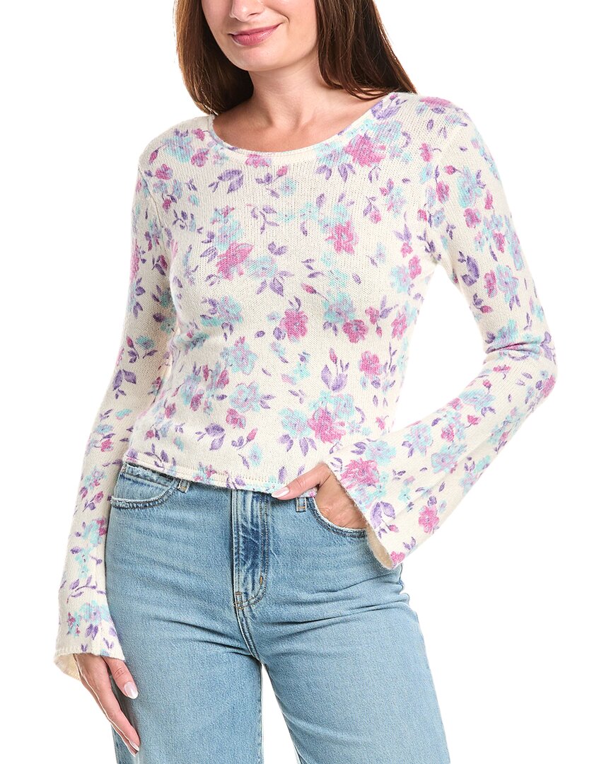 Saltwater Luxe Lace-up Sweater In Neutral