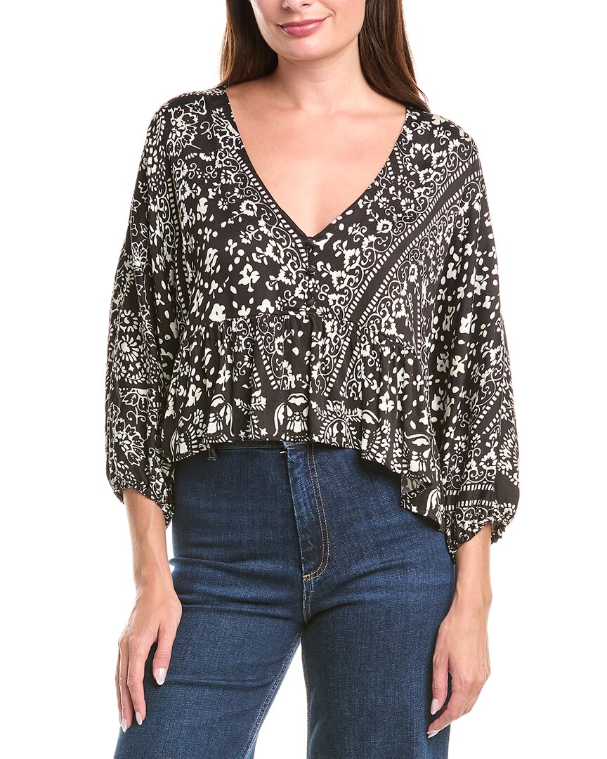 Saltwater Luxe Dolman Sleeve Top In Multi