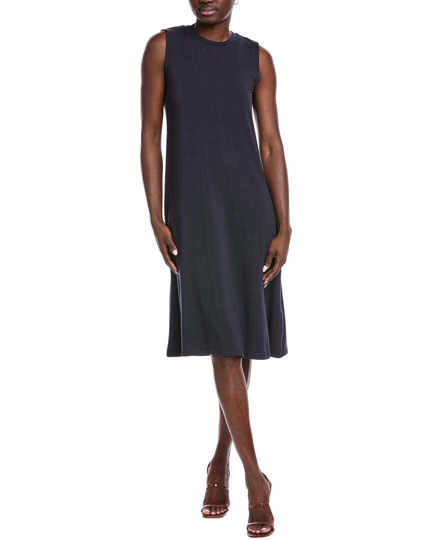 Eileen Fisher Petite Tank Midi Dress In Blue
