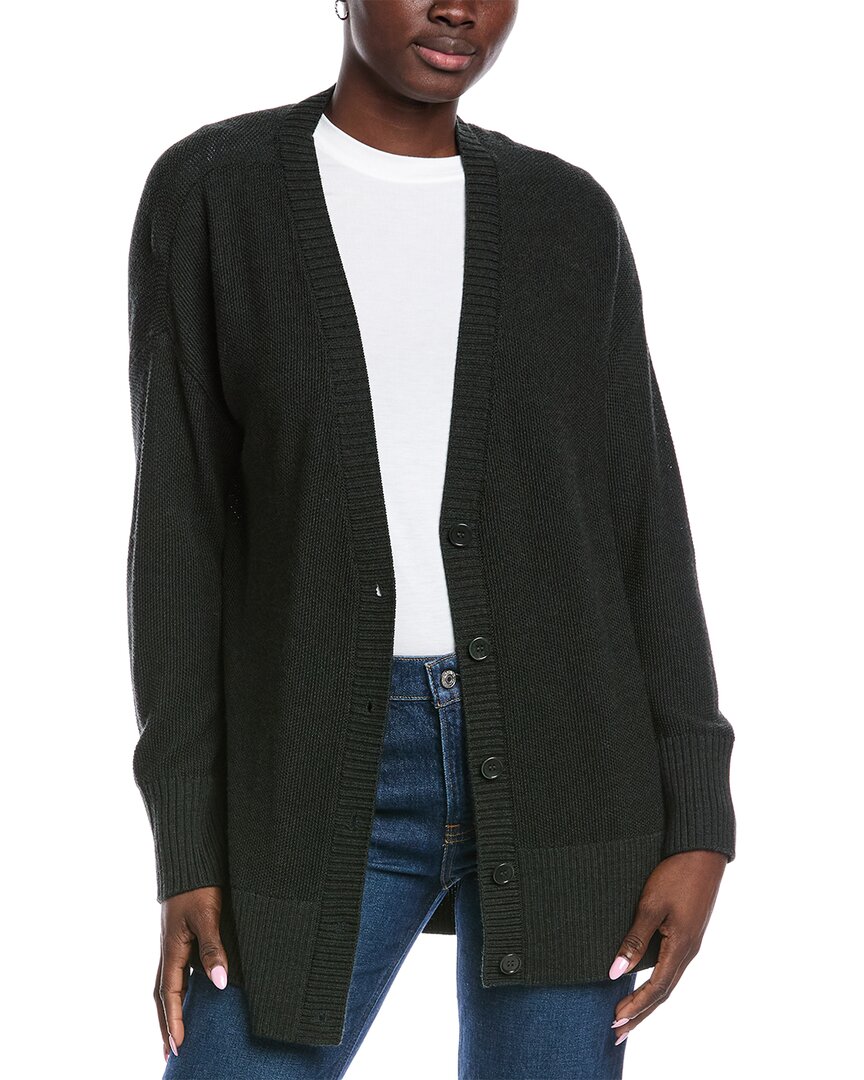 Eileen Fisher Wool Turtleneck Sweater In Black