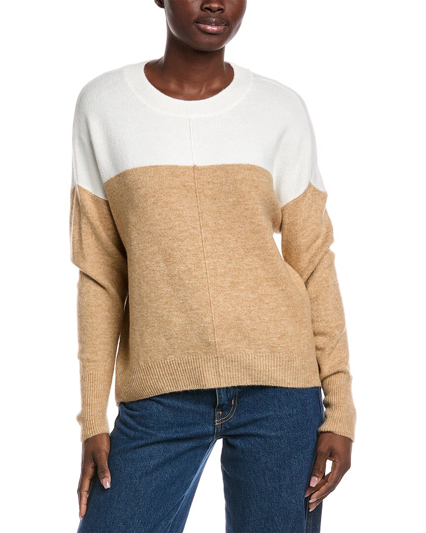 Vince Camuto Colorblock Cozy Sweater In Neutral