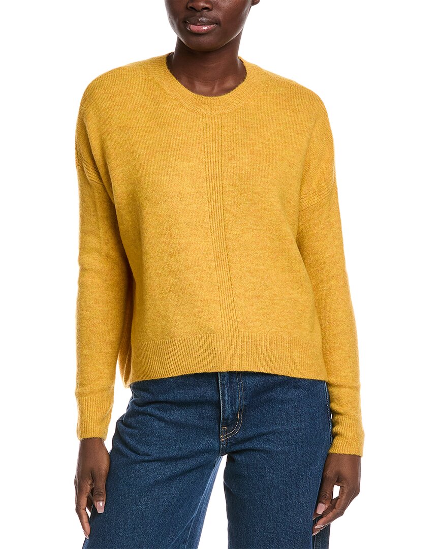 Vince Camuto Crewneck Sweater In Yellow