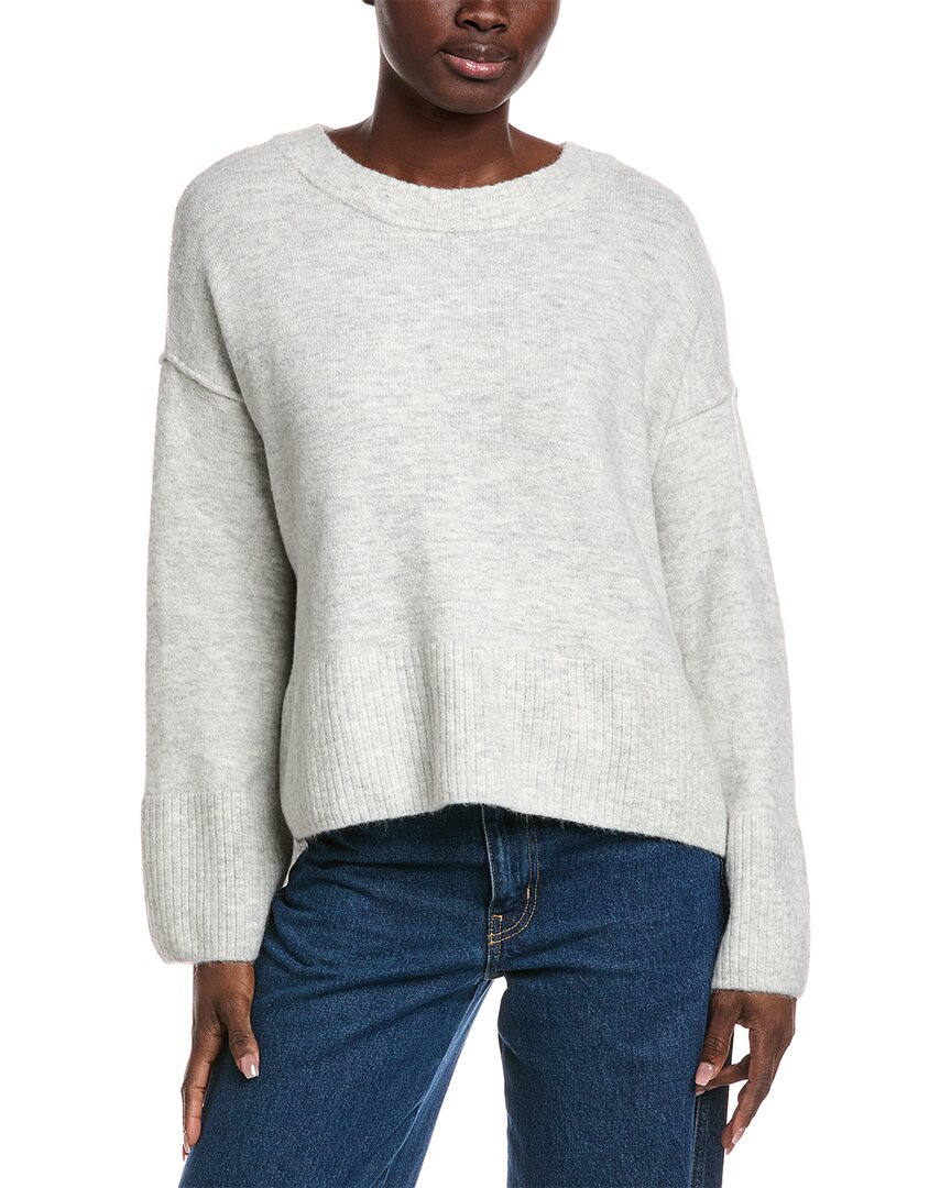 Vince Camuto Dropped-shoulder Sweater In Gray