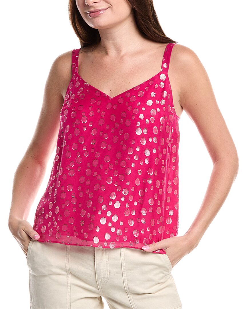 Lilly Pulitzer Nadia Silk Cami In Pink