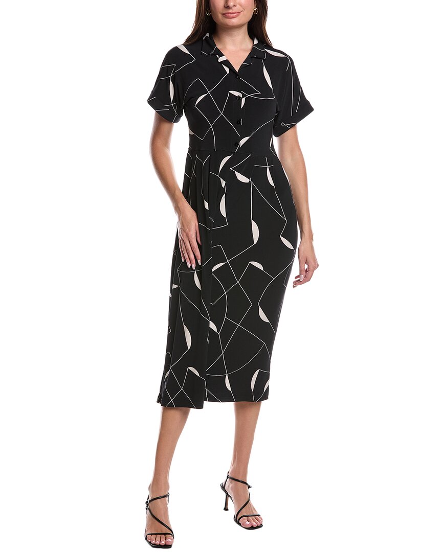 Joseph Ribkoff Pleated Jumpsuit In Black