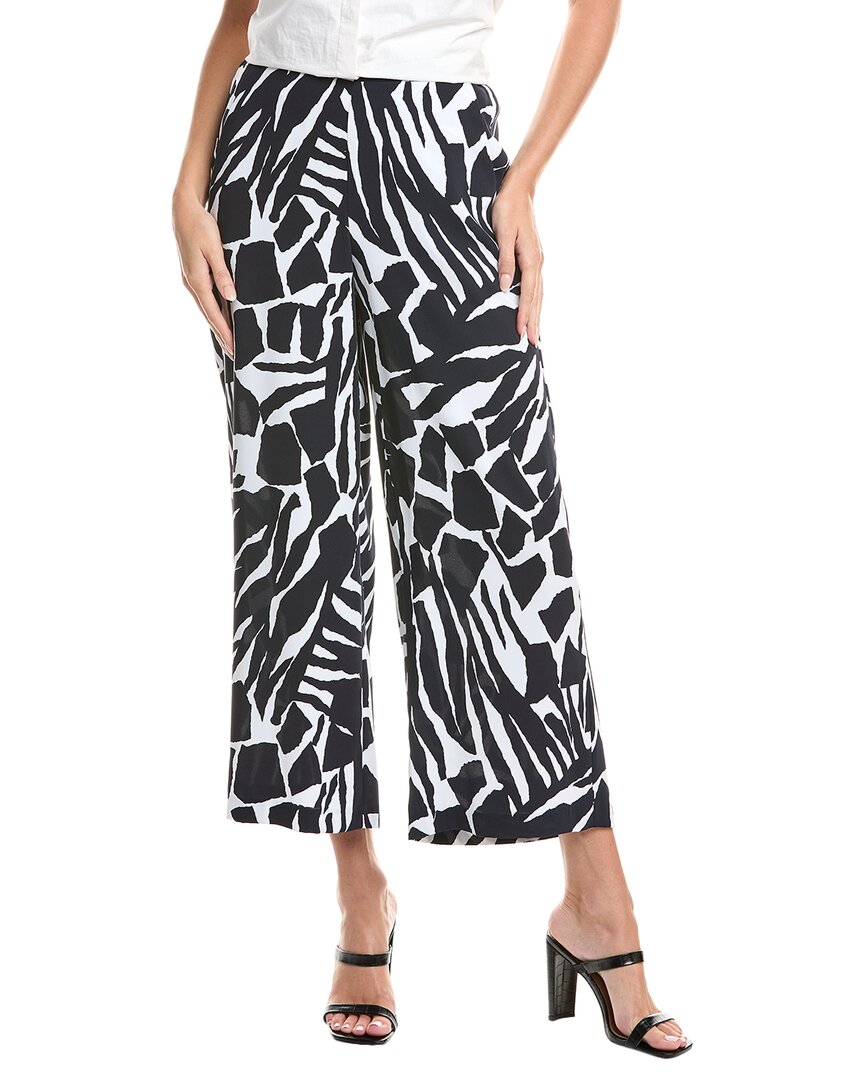 Joseph Ribkoff Pull On Culotte Pants In Blue In Black