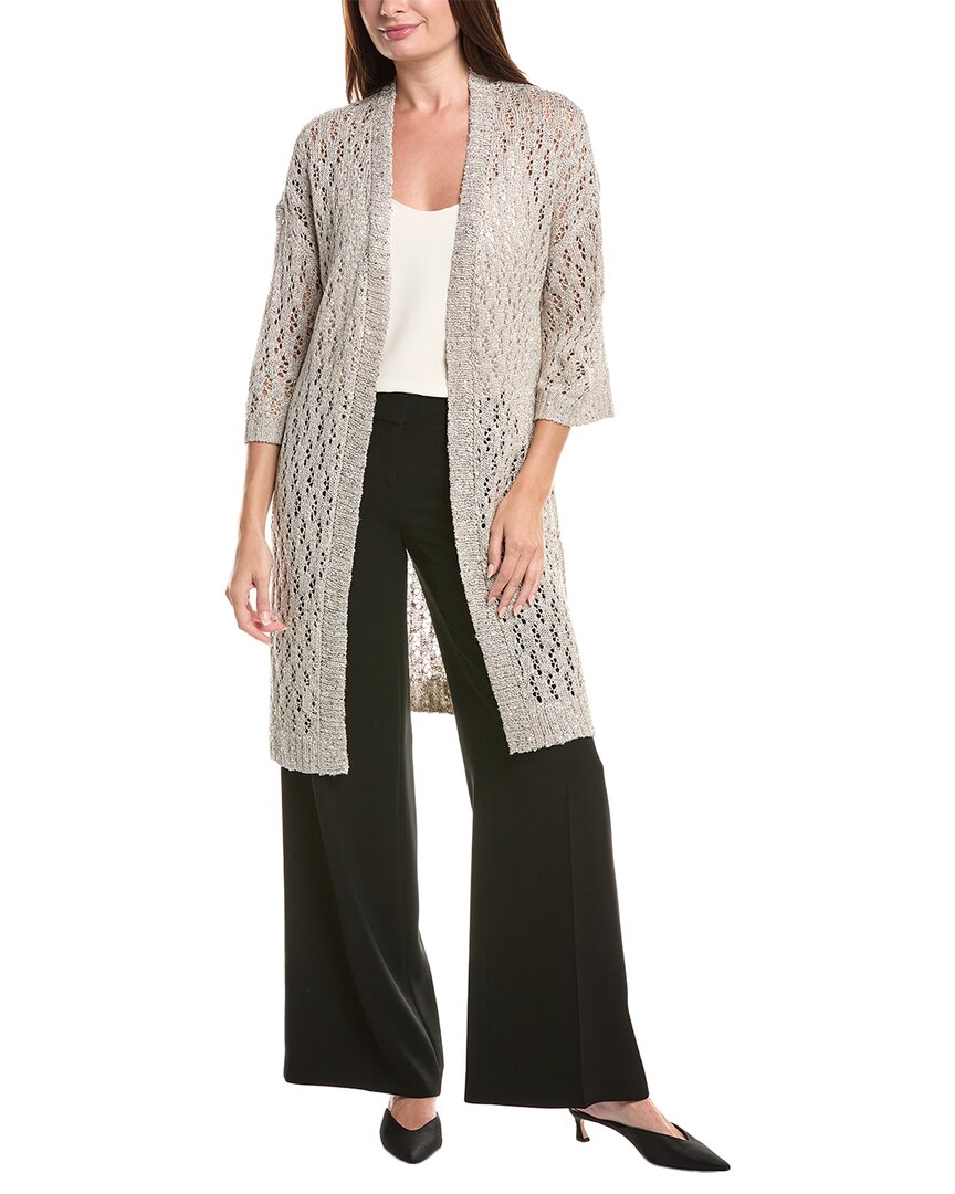 Joseph Ribkoff Cardigan In Gray