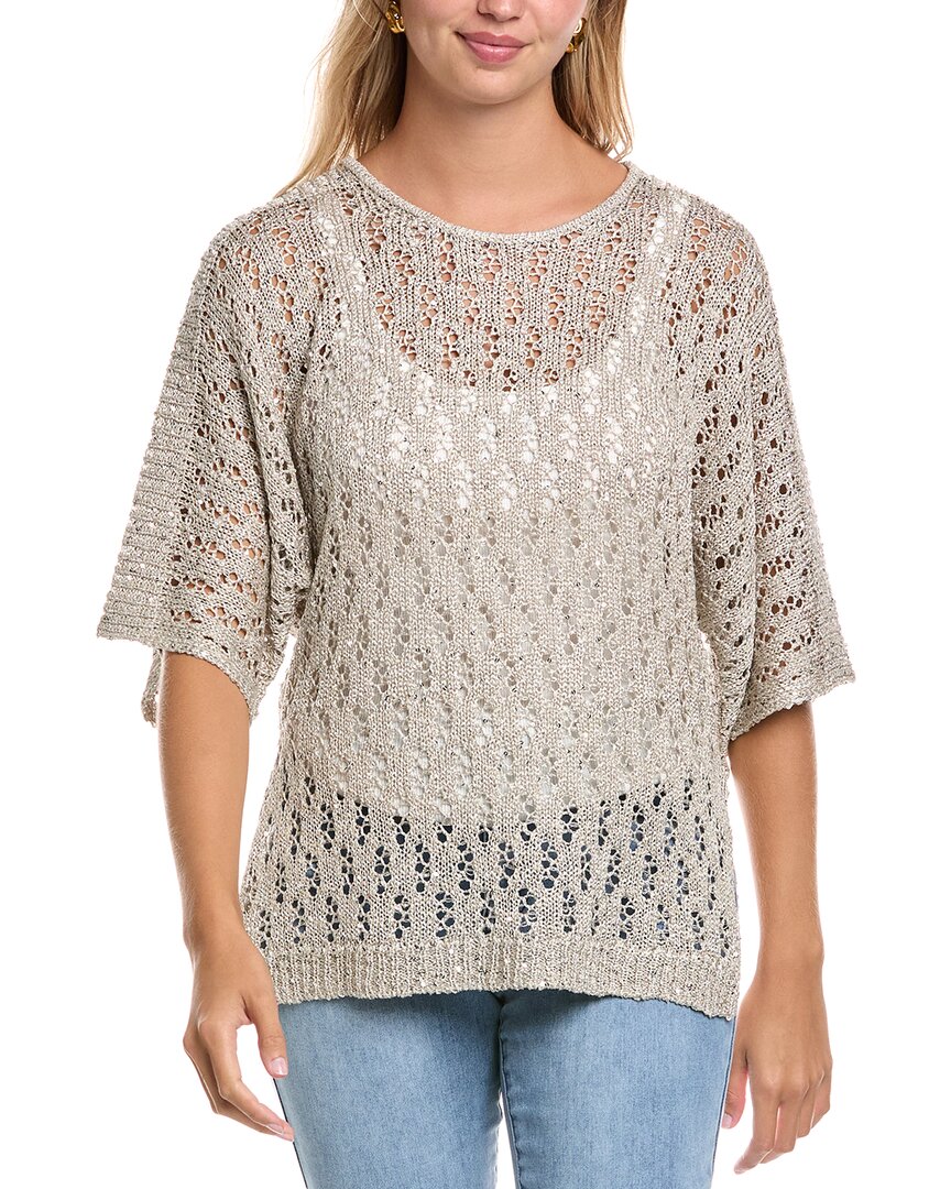 Joseph Ribkoff Knit Top In Neutral