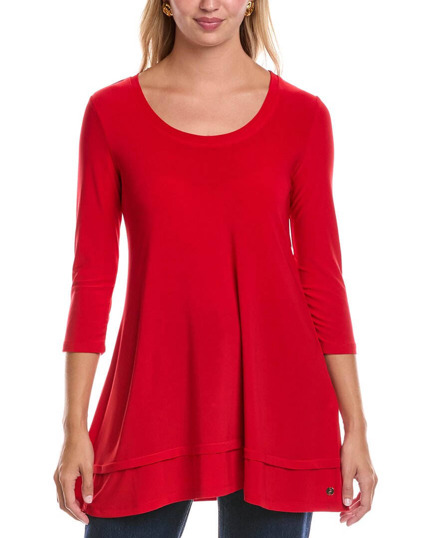 Joseph Ribkoff Tunic Top In Red