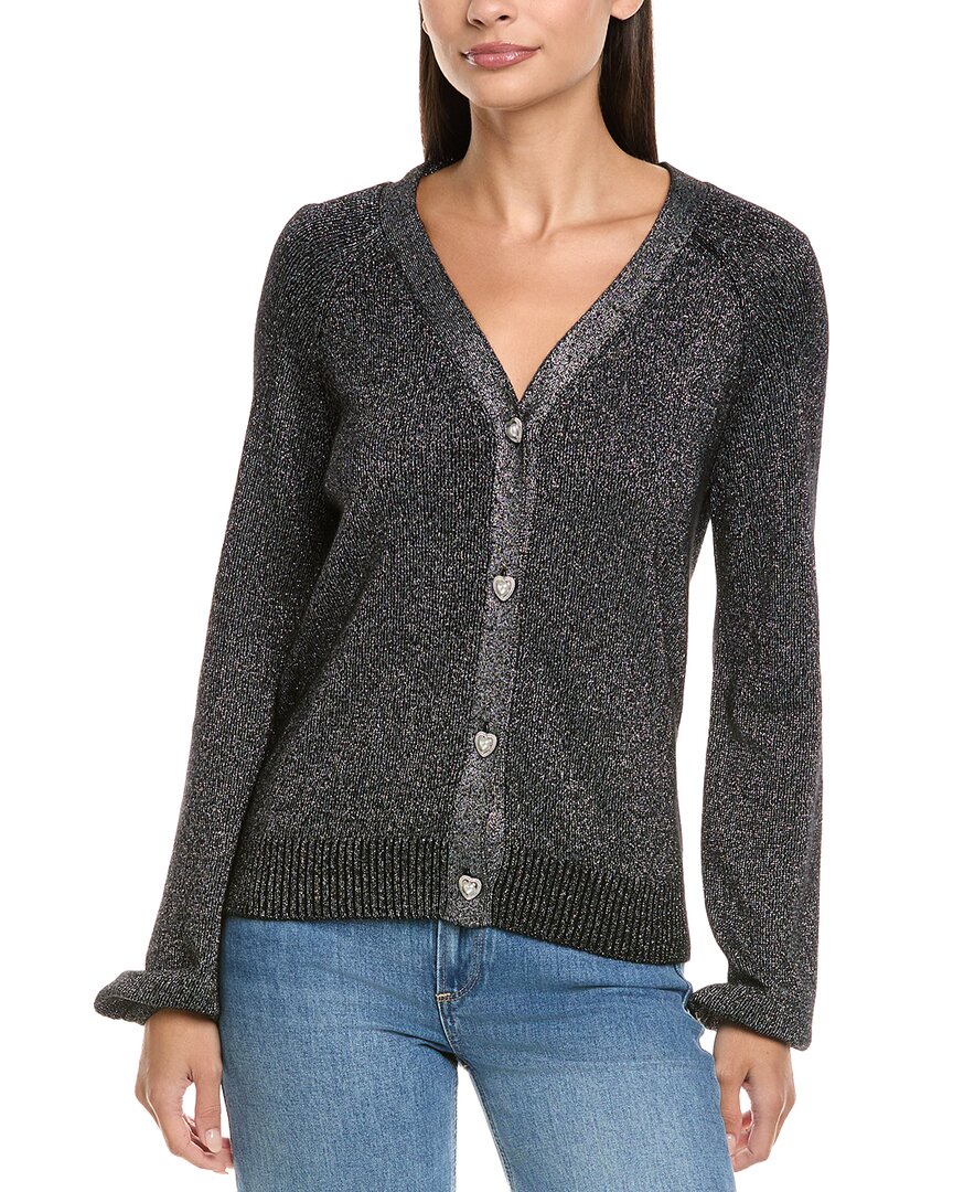 Maison Heritage Billie Wool & Cashmere-blend Cardigan In Gray