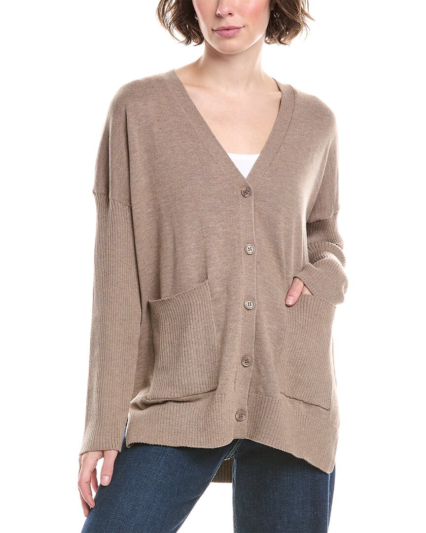 Splendid Geneva Cardigan In Brown