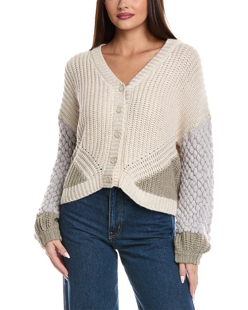 Splendid Margo Alpaca & Wool-blend Cardigan In Neutral