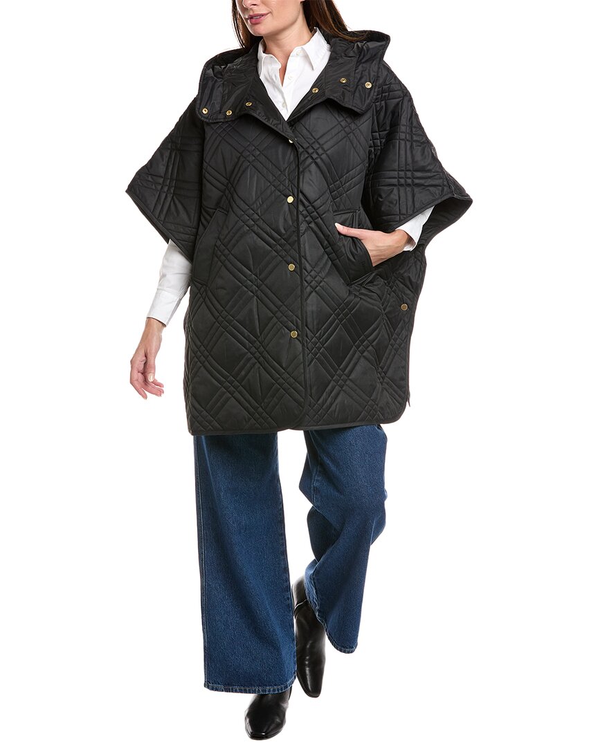 Barbour Astor Cape In Black