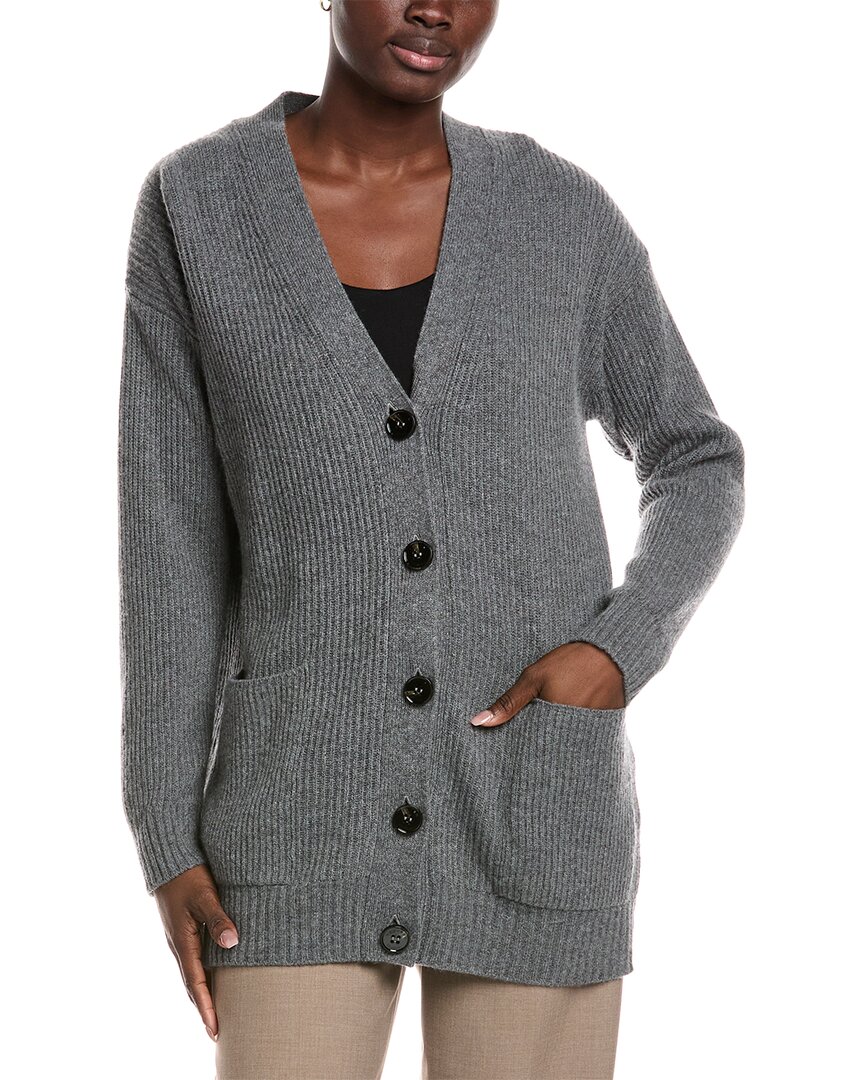 Max Mara Weekend  Negus Wool & Cashmere-blend Cardigan In Gray