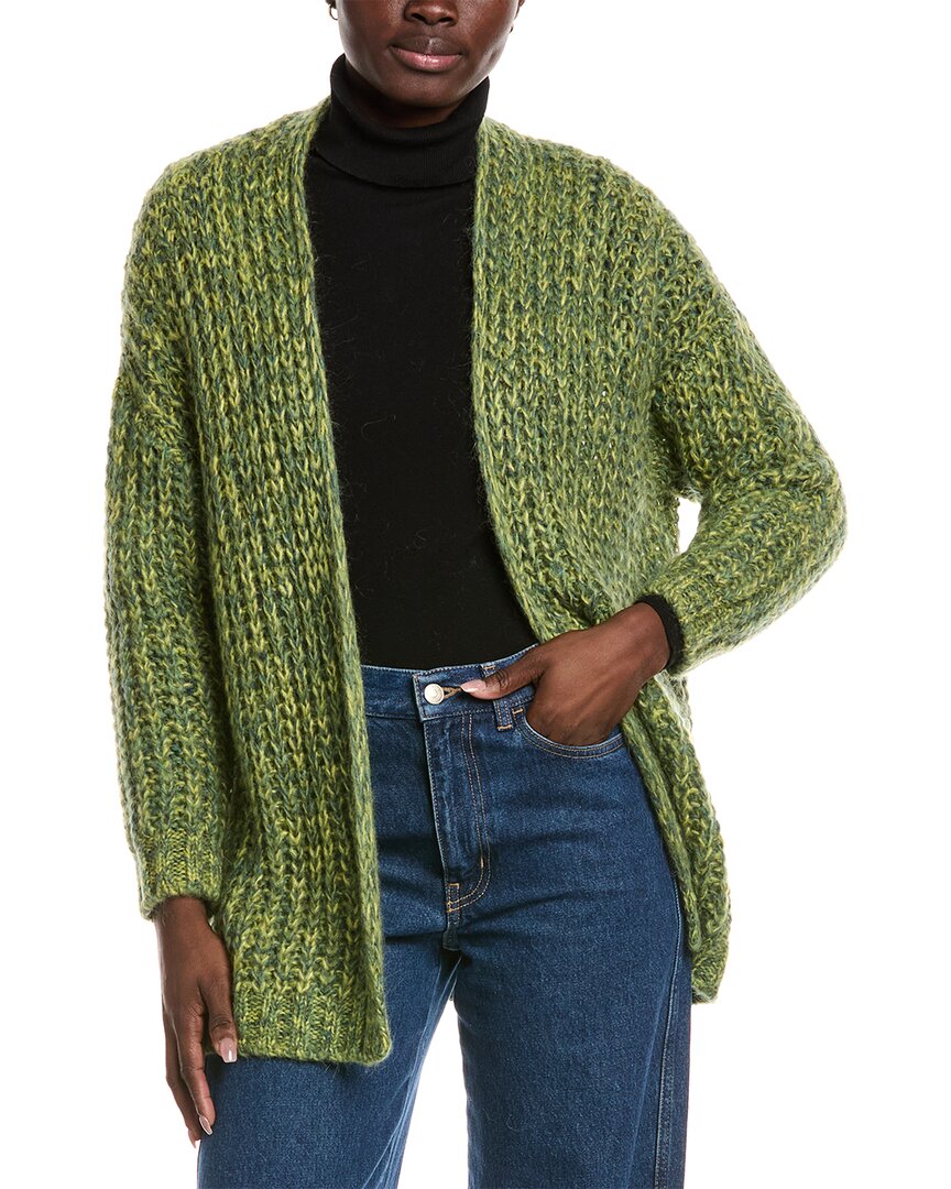 Max Mara Weekend  Josef Mohair-blend Cardigan In Green