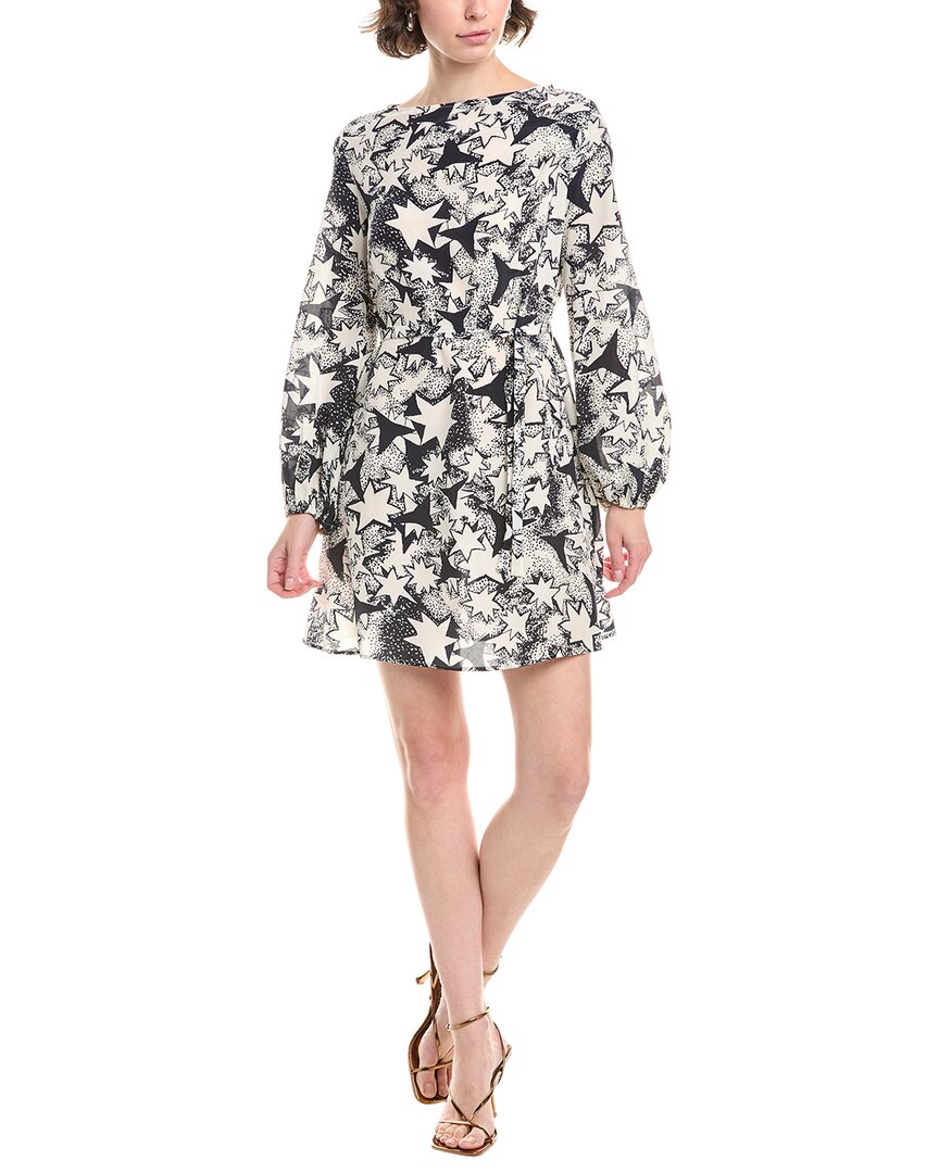 Max Mara Weekend  Noli Silk Shift Dress In Black