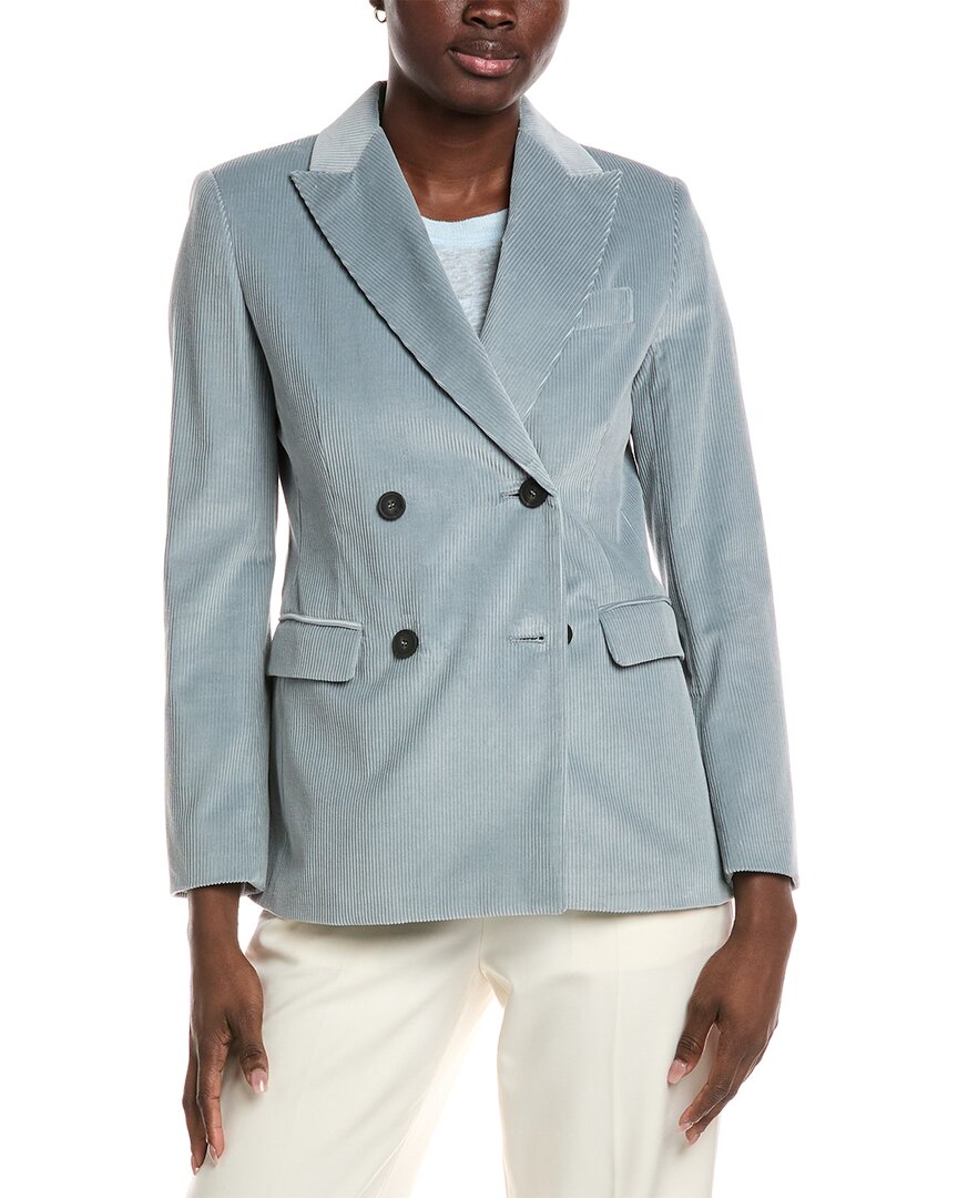 Max Mara Weekend  Katanga Corduroy Jacket In Blue