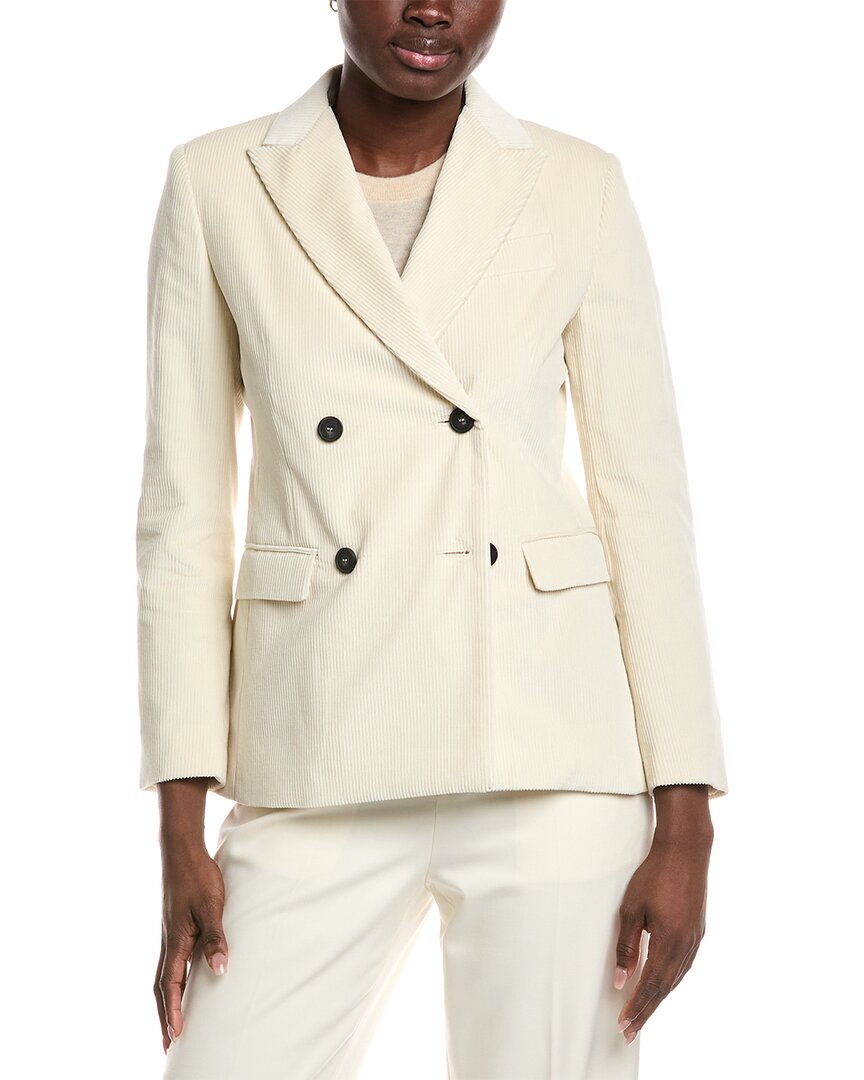 Max Mara Ettore Double-breasted Blazer In Neutral