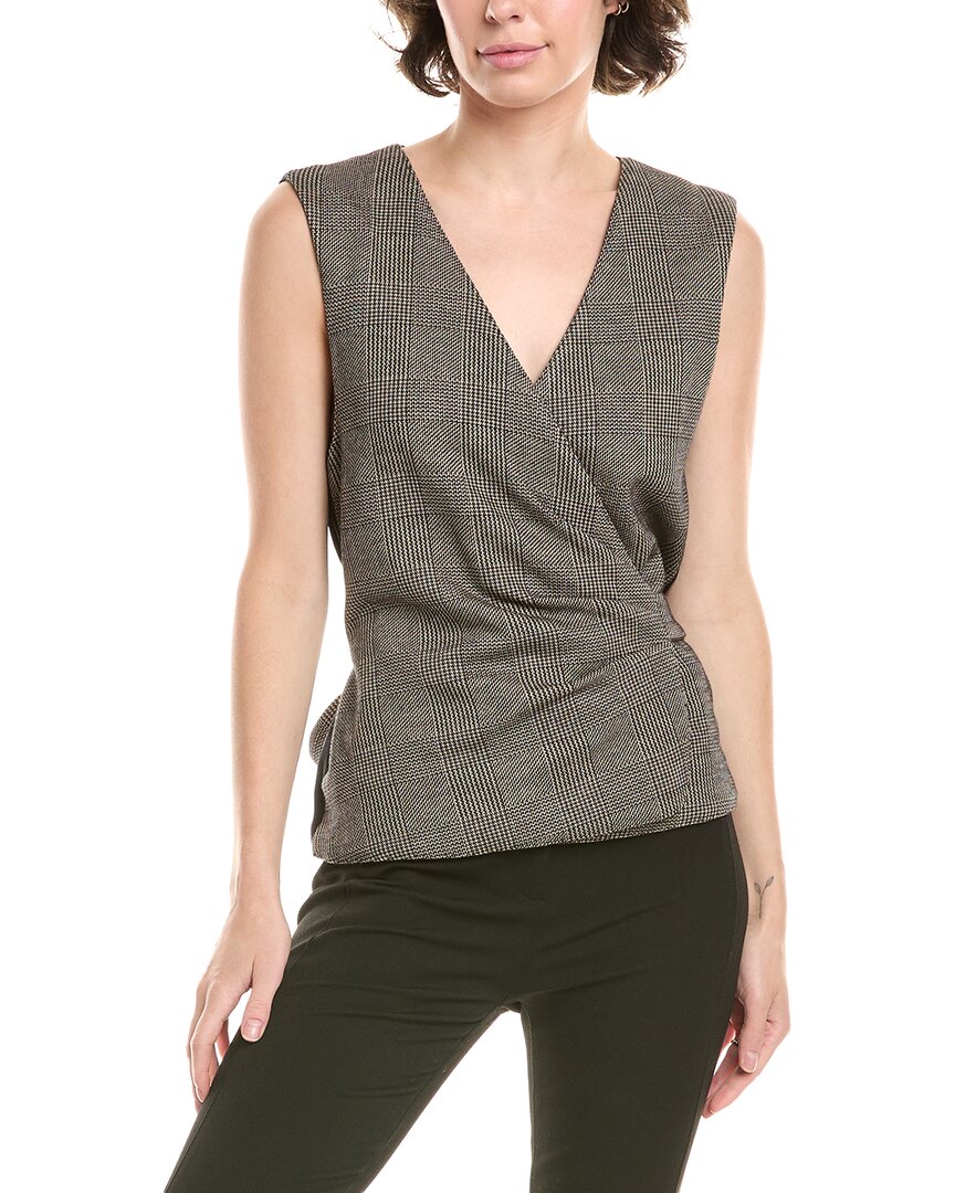 Max Mara Adige Wool-blend Vest In Brown