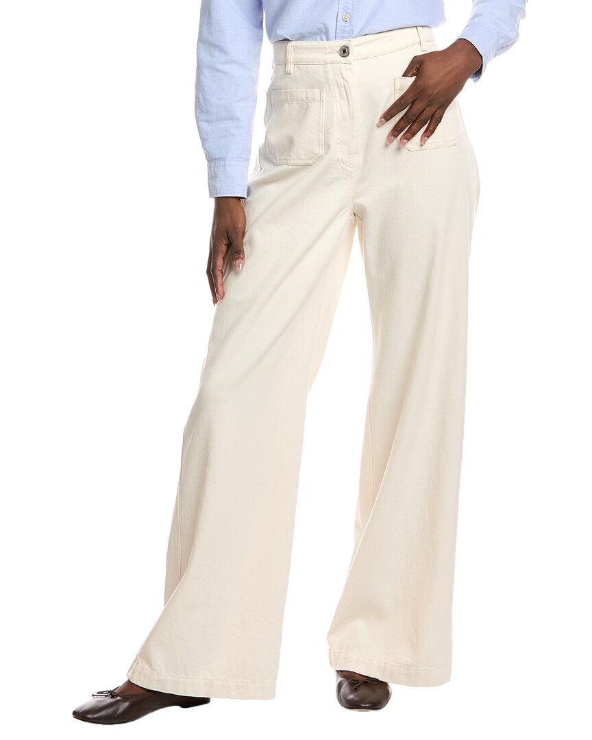 Weekend Max Mara Filtro Trouser In White