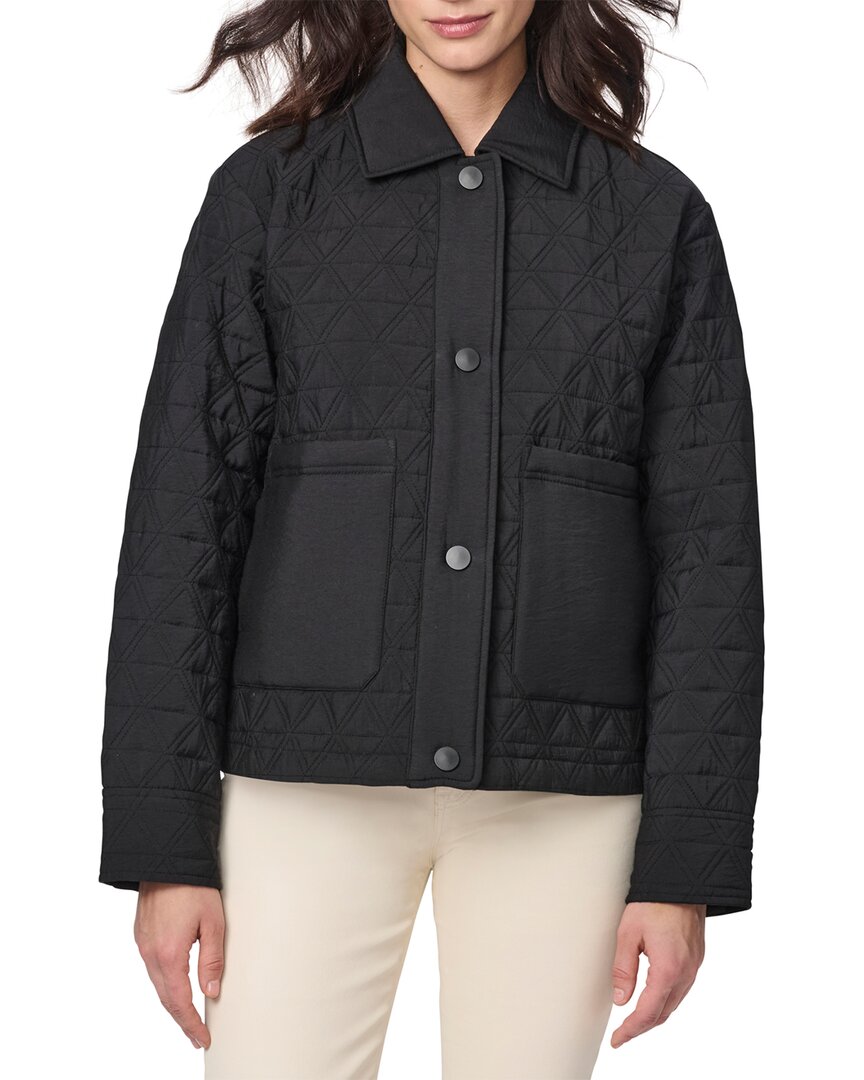 Bernardo Styline Quilted Jacket In Black