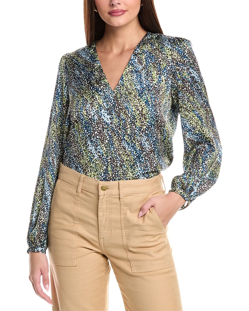 Hugo Boss Baria Blouse In Green