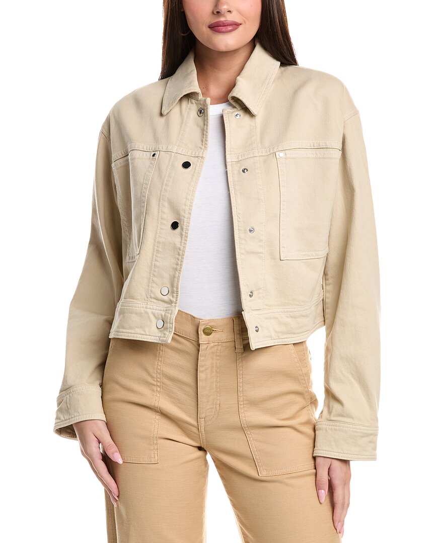 Hugo Boss Boss Jelt Denim Jacket In Neutral