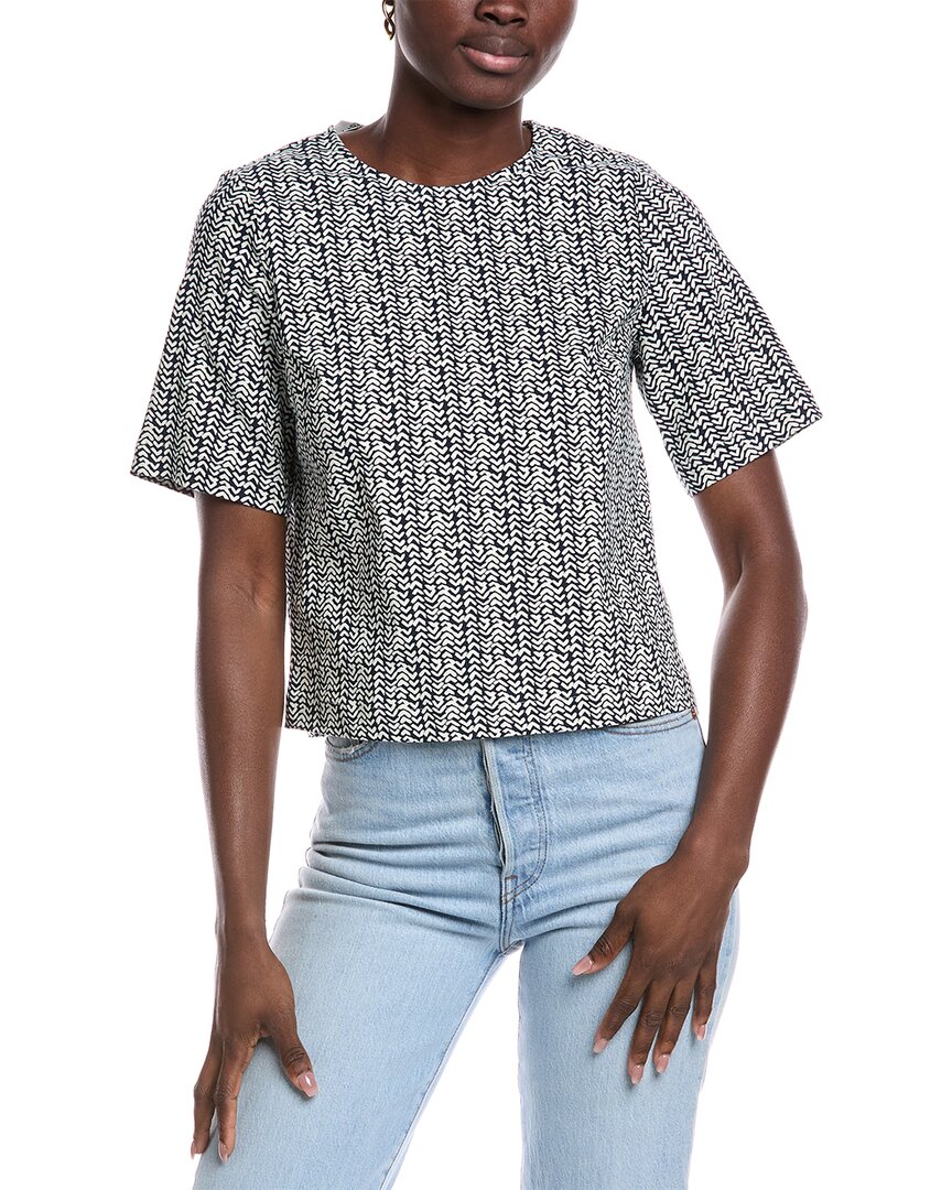 Sara Campbell Conway Top In White