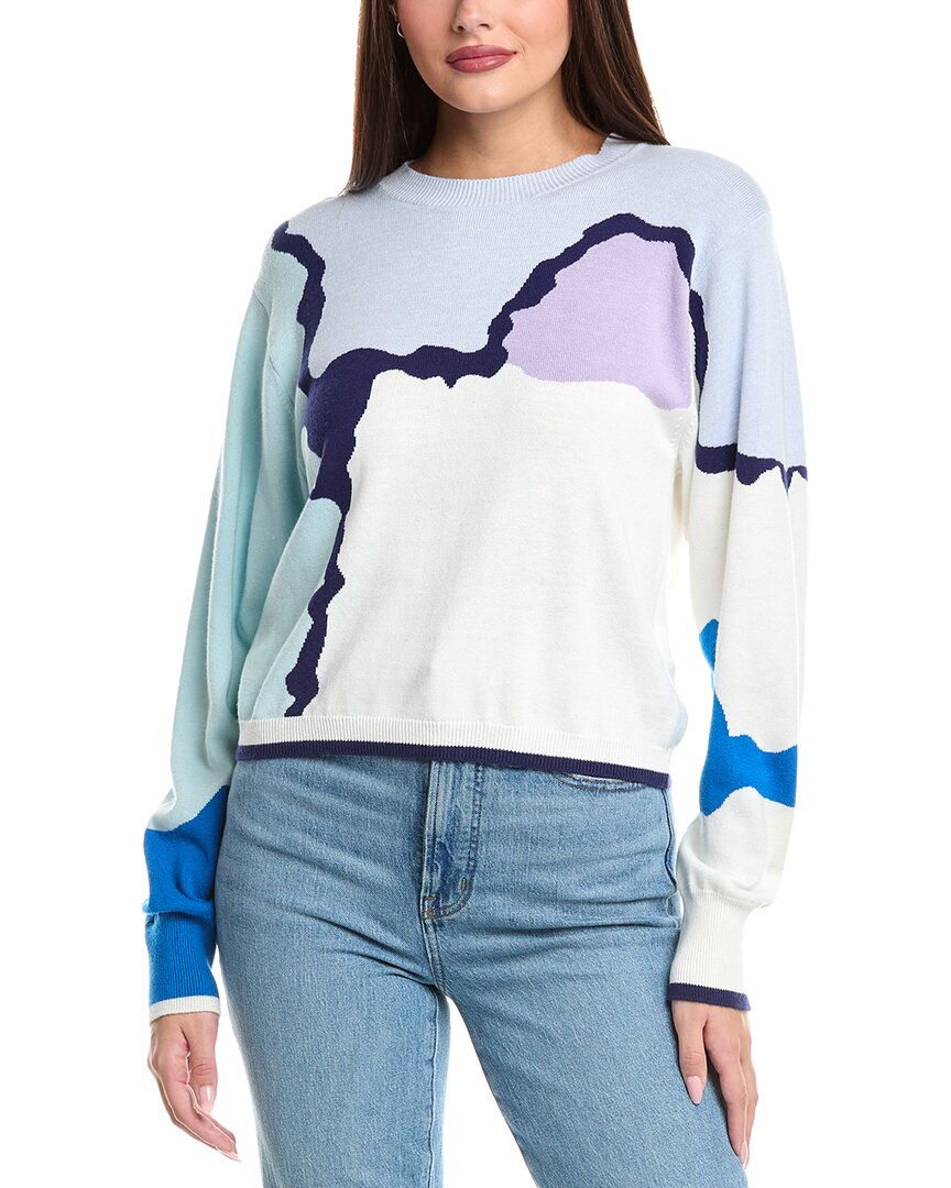 Wispr Aubrey Silk-blend Sweater In Multi