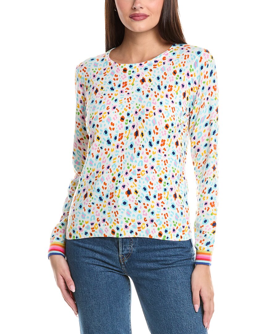 Wispr Ditsy Silk-blend Sweater In Multi