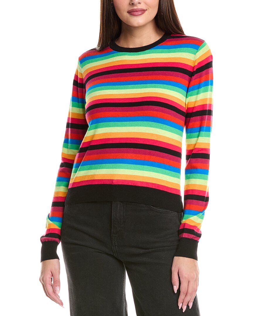 Wispr Winter Rainbow Silk-blend Sweater In Multi