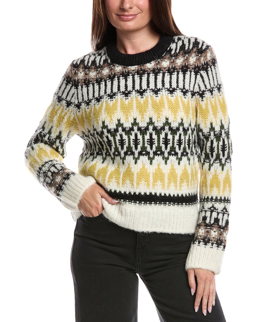 Velvet By Graham & Spencer Alpacable Sweater In Multi