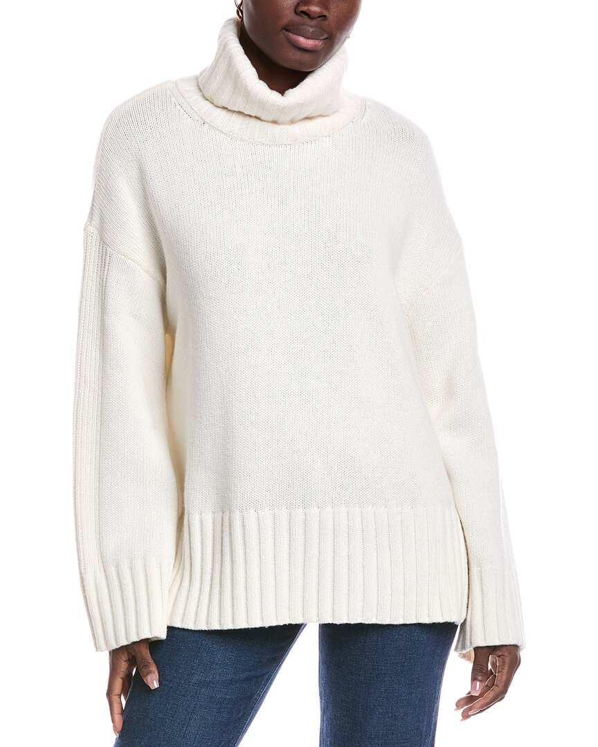 Barbour Josephine Wool-blend Sweater In White