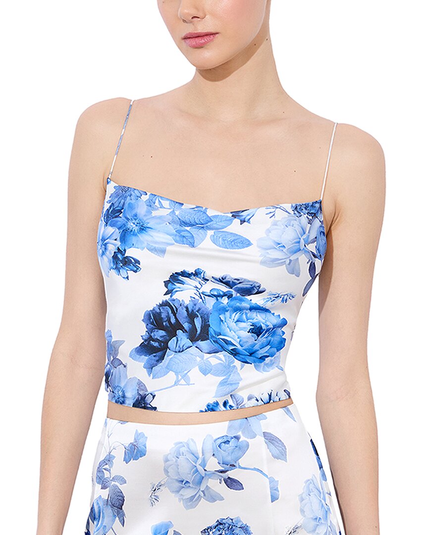 Alice And Olivia Valentina Top In Blue