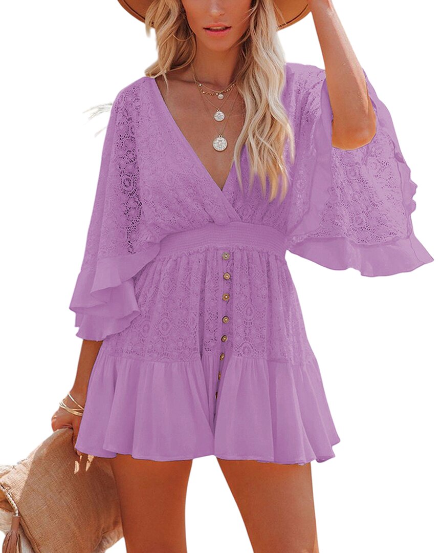 Nino Balcutti Mini Dress In Purple