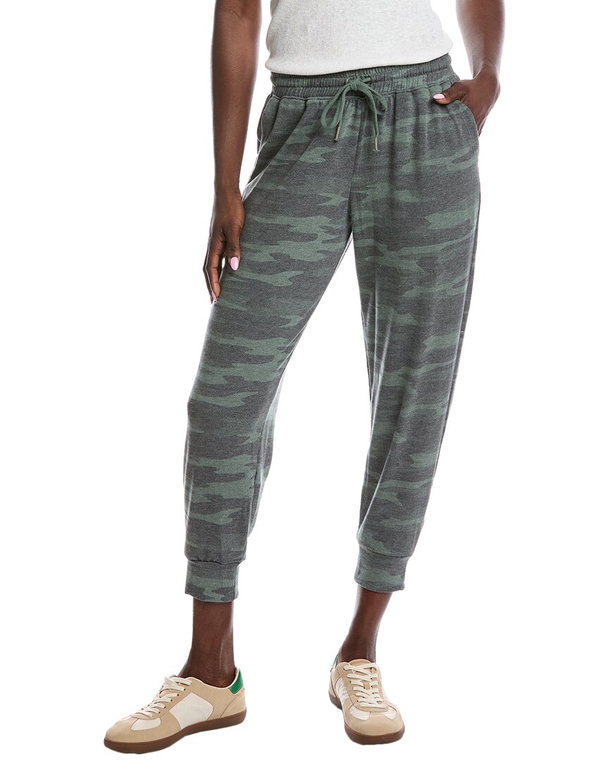 Splendid Camo Jogger Pant In Green