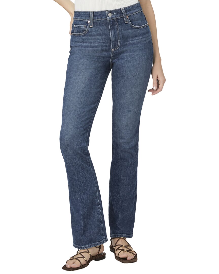 Paige High Rise Laurel Canyon Ancient Jean In Blue