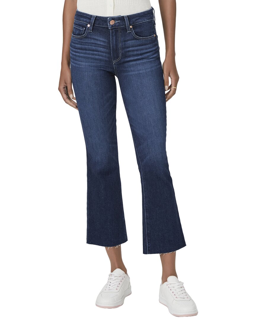 Paige Colette Sagrada Crop Flare Jean In Blue
