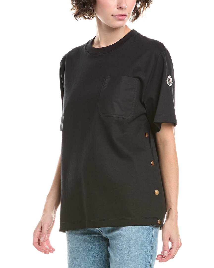 Moncler Pocket T-shirt In Black