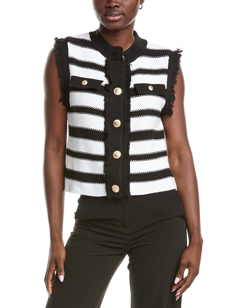 Anna Kay Levayaniri Cashmere-blend Cardigan In Black