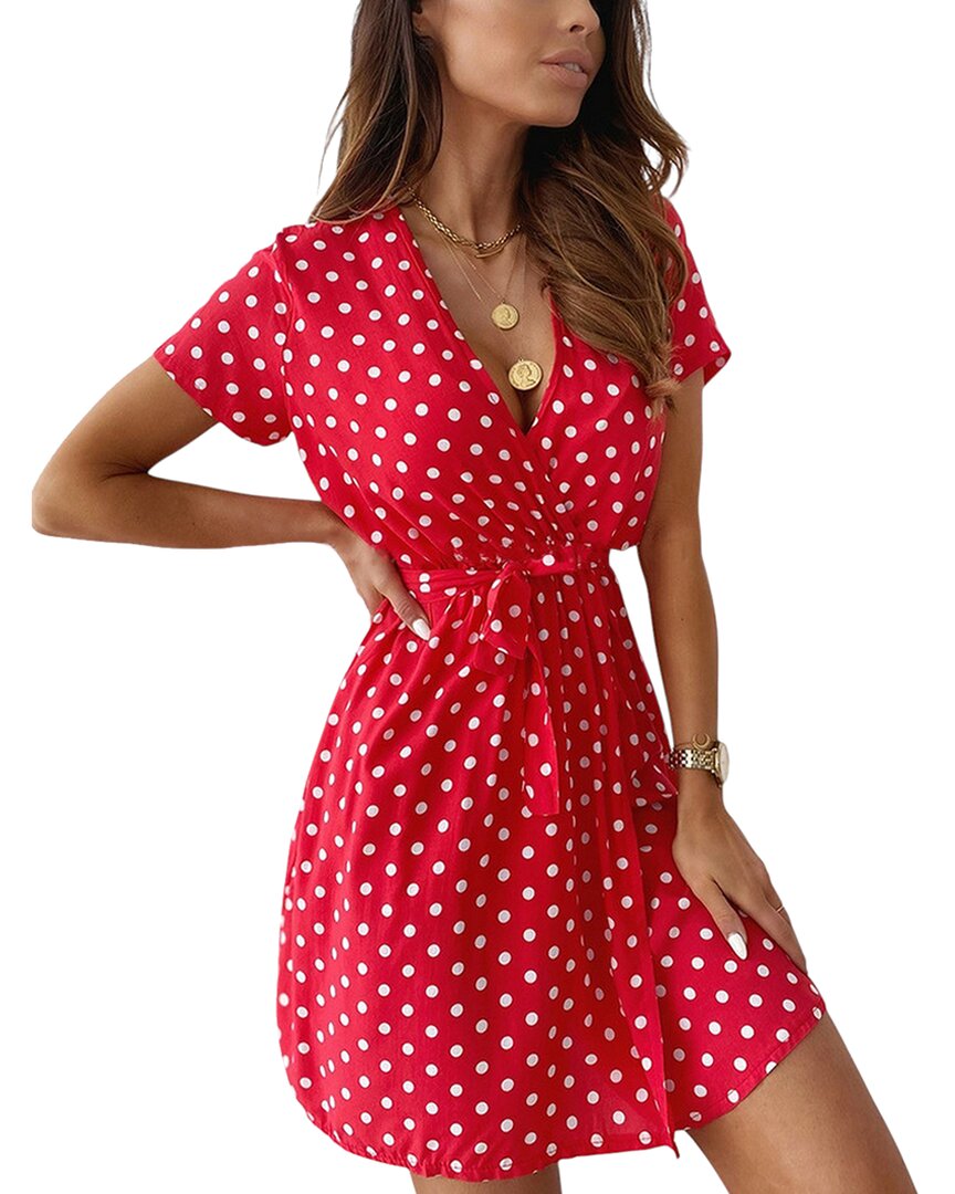 Enjoy Petra Mini Dress In Red