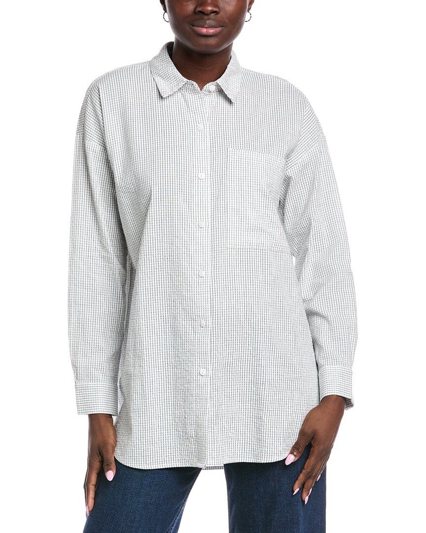 Eileen Fisher Classic Shirt In White