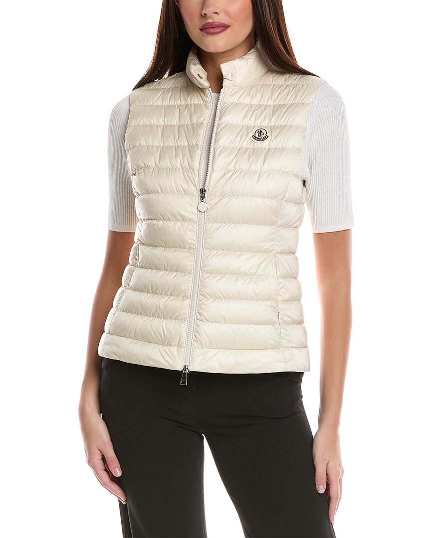 Moncler Igens Recycled Nylon Sleeveless Jacket In Neutral