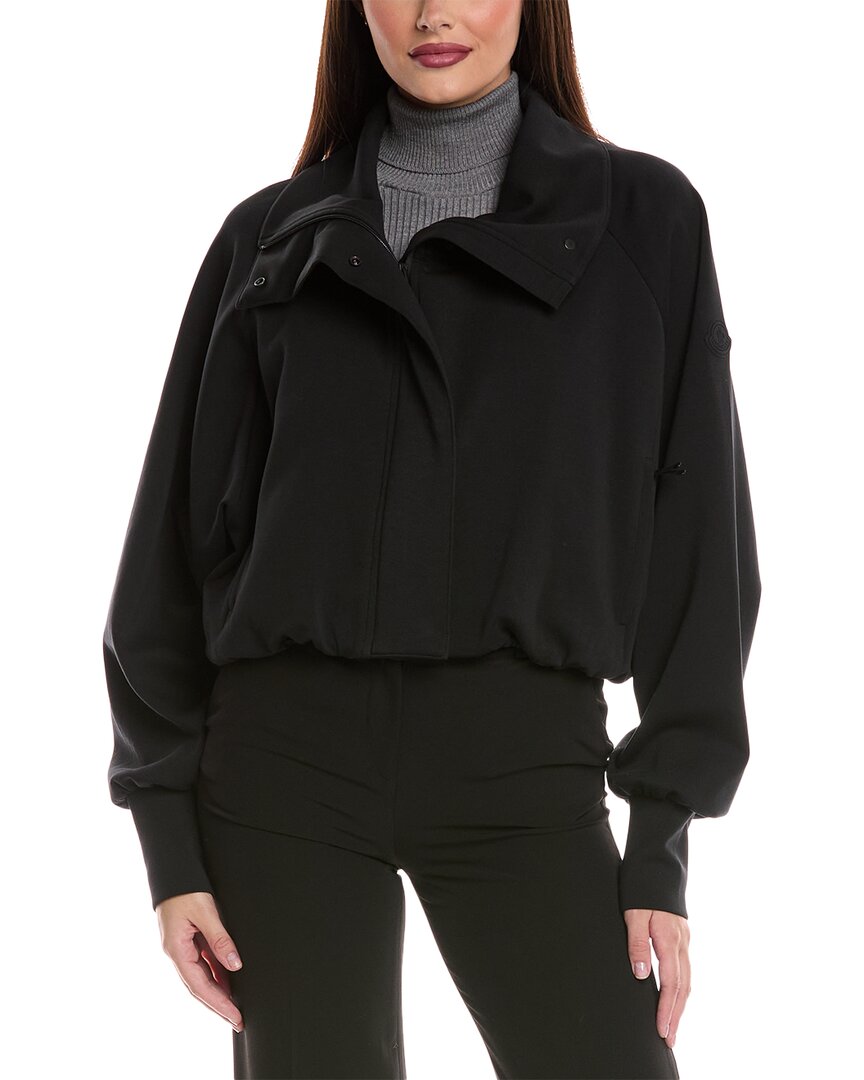 Moncler Lightweight Zip-up Cardigan In Black