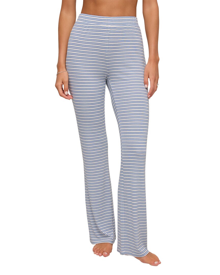 Z Supply On The Coast Stripe Pant In Brown