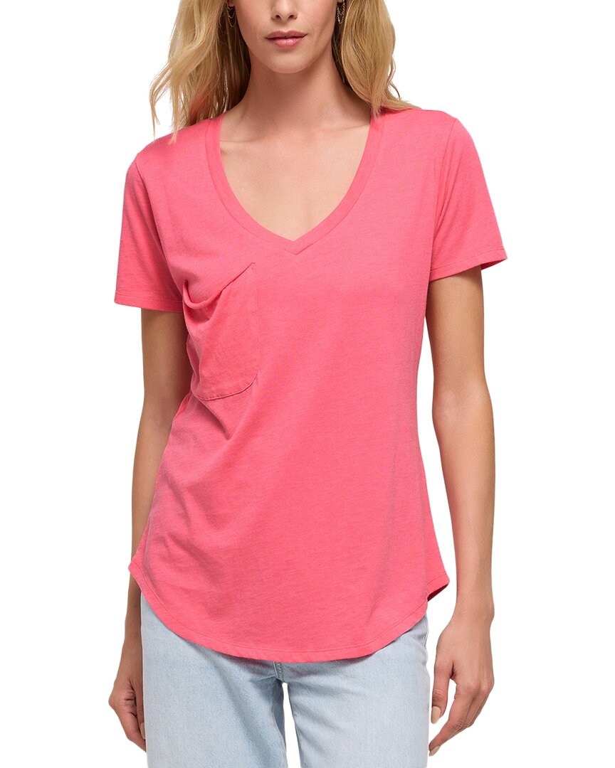 Z Supply The Pocket T-shirt In Pink