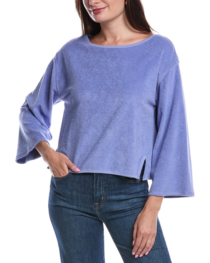 Nation Ltd Fallon Terry Cloth Popover In Blue