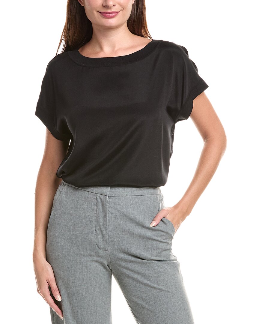 Lafayette 148 New York Knit Silk-Blend Blouse
